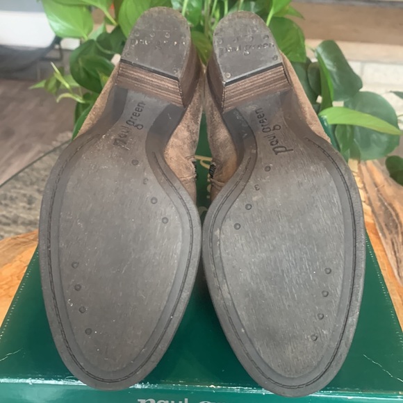 Paul Green Dallas Booties Brown Boots - Picture 6 of 8